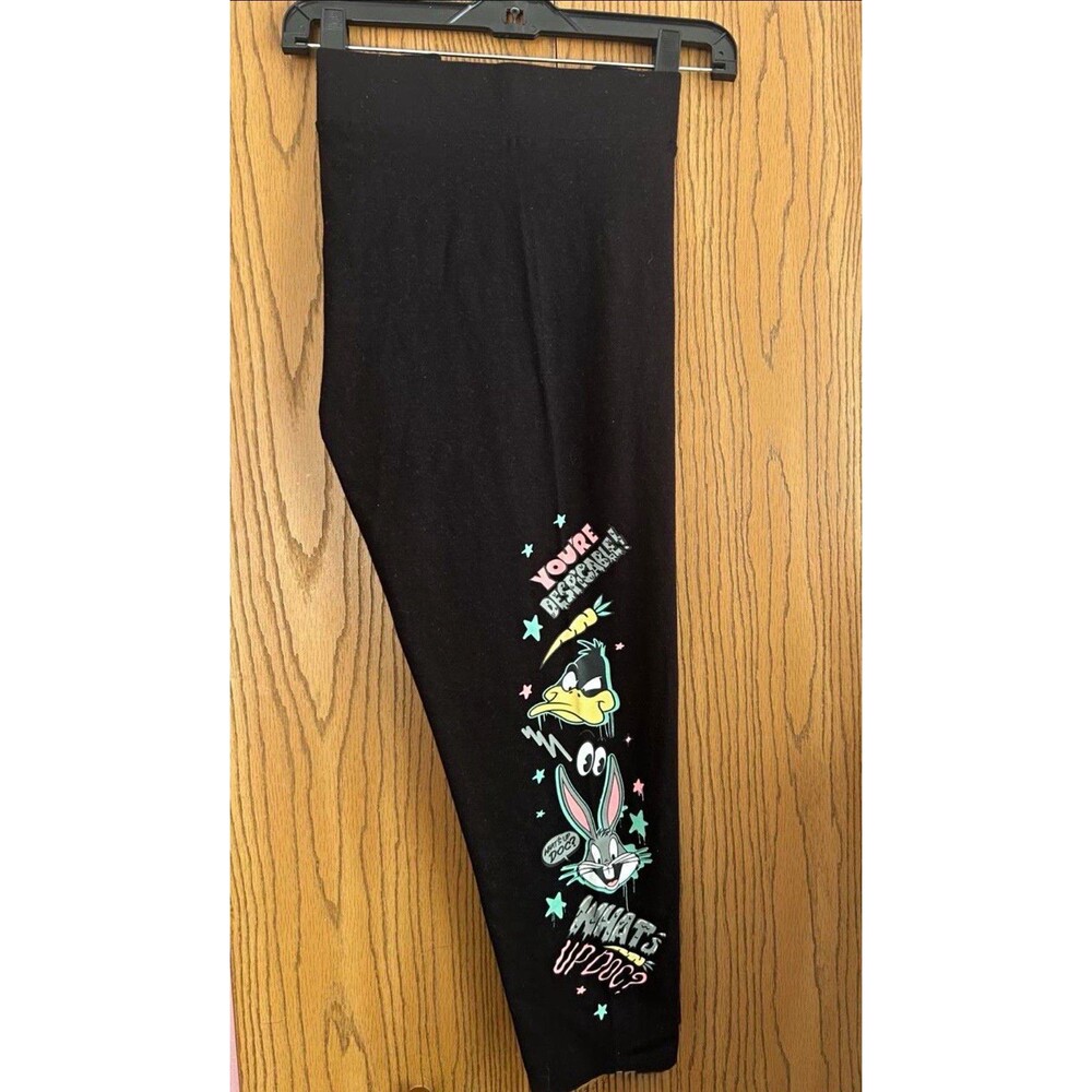 Torrid Looney Tunes Bugs Bunny Daffy Duck Graphic Cropped Leggings Women 2X